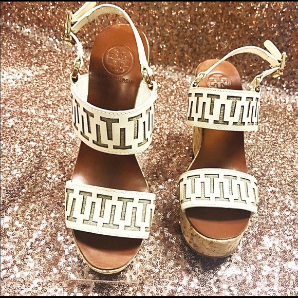 TORY BURCH wedge sandals - Picture 2 of 7